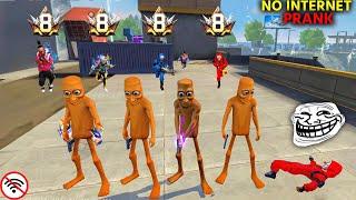 Tung Tung Tung Sahur | NO INTERNET PRANK  | Free Fire Funny Gameplay 2025 | NADIYA FF