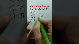 Matemática Básica #matemática