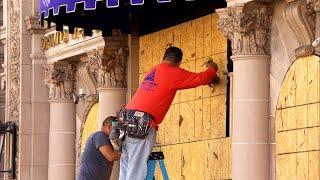 Some Stores Boarded Up Ahead of Election Day Tension