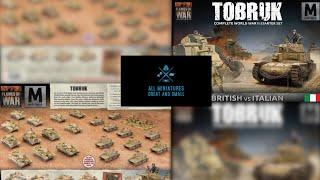 Tobruk - A Flames of War Starter box - Unbox and review!