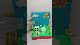 rainwater harvesting working model - shorts - diypandit | DIY pandit