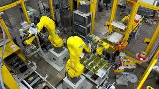 Low Voltage Battery Assembly Factory Robotics System | JR Automation | Product Demonstrations