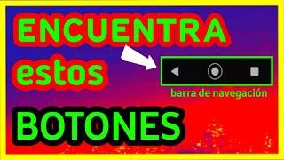 🟡COMO encontrar_los botones DE LA BARRA DE navegación🟡