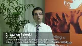 PEP-PAGE project - Rep. of Macedonia: Remittances and youth self-employment