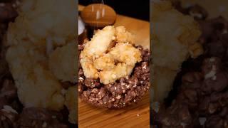 Chocolate Popcorn with Potato Popcorn Chicken 