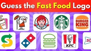 Guess the Fast Food & Drink Logos in 2 Seconds  2024 Logo Quiz