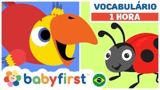 Vídeos Educativos para Crianças | Aprenda Animais com Larry | Primeiras Palavras | BabyFirst Brasil