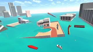 Franklin House in Ocean Tsunami in Indian Bike Driving 3D