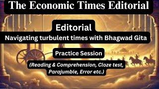 31 December | The  Hindu Editorial Practice Exercise | Navigating turbulent times with Bhagwad Gita