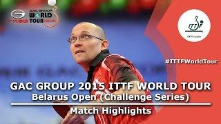 Belarus Open 2015 Highlights: ZHMUDENKO Yaroslav vs NEKHVEDOVICH Vitaly (Qual. Groups)