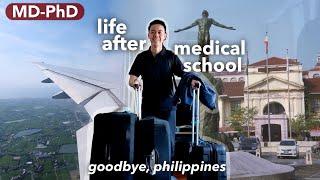 MD-PhD Life: Goodbye Philippines , first international flight, PhD abroad