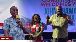 FMR Prez John Mahama heavily Hit Back at  Kennedy Agyapong over his  Kintampo comment at the Dome