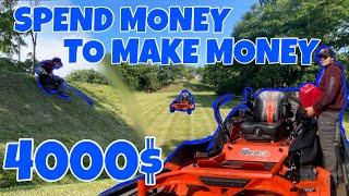 How To Make 4000$ A MONTH Mowing Yards On The SIDE! * Small Business *