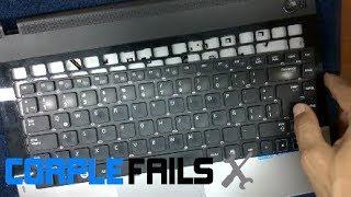 Change Keyboard Samsung 300E - Desarme y Cambio teclado samsung 300E - 01/2018