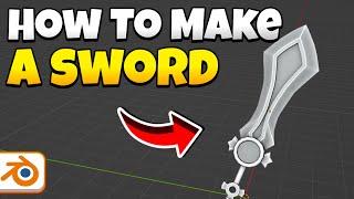 How To Make A Sword In 10 Minutes | Blender