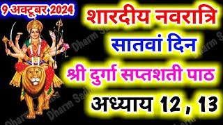 Navratri Path Day-7 Durga Saptashati Path ।नवरात्रि के सातवें दिन दुर्गा सप्तशती अध्याय 12,13 .