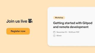 Getting started with Gitpod and remote development