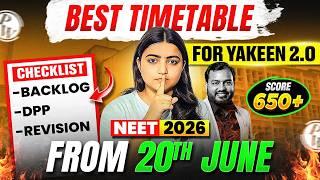 ️Online Students: Study This Way From YAKEEN 2.0NEET 2026‼️ Selection Confirmed‼️