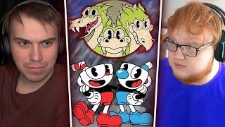 ГЛЕБ и ХЕЛИН ИГРАЮТ в Cuphead #1 / НЕПРОХОДИМЫЙ ДРАКОН | Sasavot
