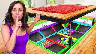 I Built a Trampoline Park In My House!