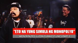 Fliptop - Won Minutes Luzon Funniest Lines/Moments Part 1