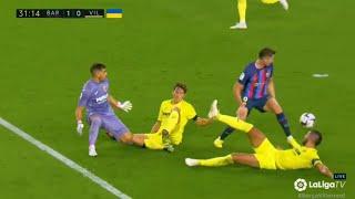 Lewandowski Goal vs Villareal 1-0 | Barcelona vs Villareal