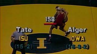 1986 (Jan) #3 Royce Alger, Iowa vs Bill Tate, Iowa State 158 pounds