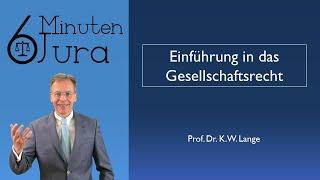 Einführung in das Gesellschaftsrecht