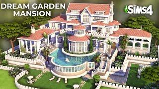 Sims 4 DREAM GARDEN MANSION: Six Bedrooms! (No CC) | Speed Build