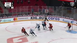 Semyon Chistyakov - First KHL shift v. Sibir (Sept. 3, 2020)