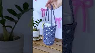 Crochet Water Bottle Holder Trailer #shorts
