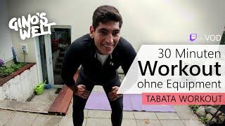 Tabata HIIT Workout zum Mitmachen | Gino Singh Homeworkouts