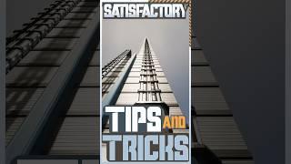 Infinitely long conveyer lifts with one simple trick! #satisfactory #bedplaysgames #gaming #shorts