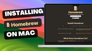 How to Install Homebrew Package Manager on macOS (no music)