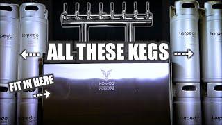 The BIGGEST and BEST Home Kegerator | KOMOS Double Wide Kegerators