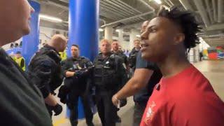 IShowSpeed Gets KICKED OUT By POLICE OFFICERS Before Meeting RONLADO