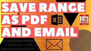 Excel VBA Macro: Save Range (as PDF) and Send as Attachment in Email