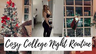 Cozy Post-workout College Nighttime Routine 2019 | Harvard University