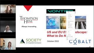 10 4 2022 Navigating US & EU ESG Landscape – What to Do Now to Prepare