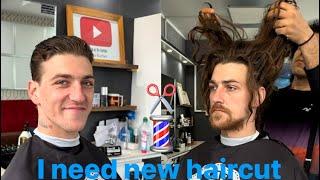 New transformation for men’s #homless  transformation haircut #learning #bestbarber #transformation