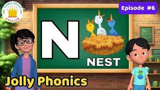 Jolly Phonics |N Phonics Sound| N Phonics Song| Quiz |Fun Fact - Ep:6 |Tamilarasi English