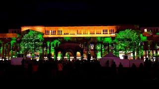 Stuttgart - "Die City leuchtet 2021" - Lichtshow am Königsbau