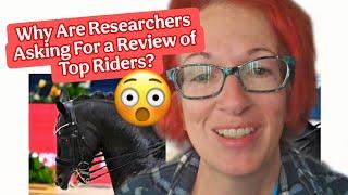 Why are researchers asking for a review of top riders?