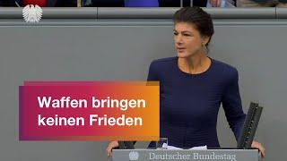 Waffen bringen keinen Frieden