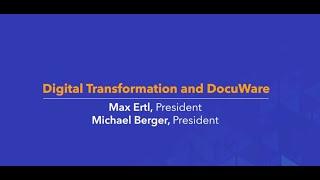 DocuWorld 2020 (EMEA): Digital Transformation and DocuWare