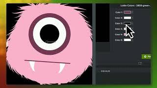 Camtasia 2022 - Change Lottie Animation Colors