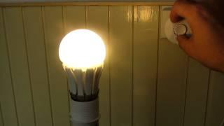 Pharox 400 LED lamp on a cheap dimmer