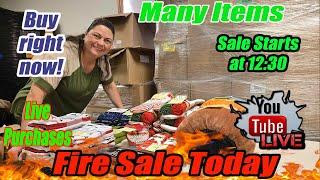 Live Fire Sale Mystery Boxes, candy, Christmas, Halloween & much more!