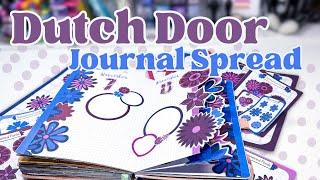 Weekly Creative Journal Setup & Plan With Me October 2024 [Dutch Door Spread]