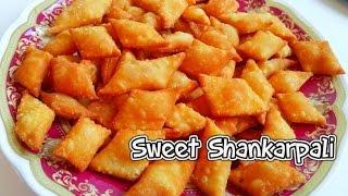 Shankarpali / Shakkar Para / Sweet Diamond Cuts / Maida Biscuits - Tasty Appetite